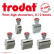 Manual 9mm character size numbering stamp – requires ink pad - Stamps Plus