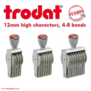 Products: Manual 12mm character size numbering stamp – requires ink pad - Stamps Plus