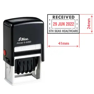 Dater Stamp 41x24mm - Stamps Plus