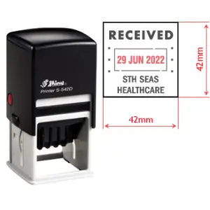 Dater Stamp 42x42mm - Stamps Plus