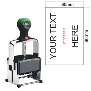 Products: Rectangular Date/Text Stamp/Heavy Duty 60x90mm - Stamps Plus
