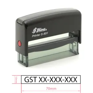 Products: Rectangular Stamp 70x10mm - Stamps Plus