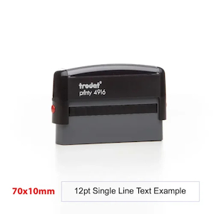 Trodat Rectangular Stamp 70x10mm - Stamps Plus