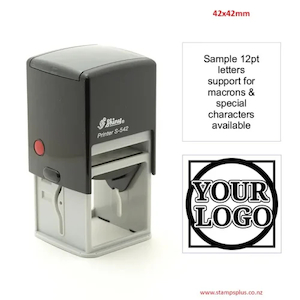 Products: Round or Square Stamp 42x42mm - Stamps Plus