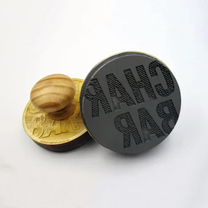 Traditional styled wooden rubber stamp - Stamps Plus