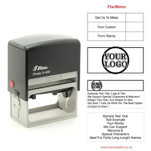 Rectangular Stamp 75x38mm - Stamps Plus