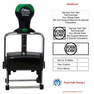Rectangular self-inking commercial grade stamp 56x36mm - Stamps Plus