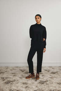 Merino Milano: Merino Milano Mock Neck