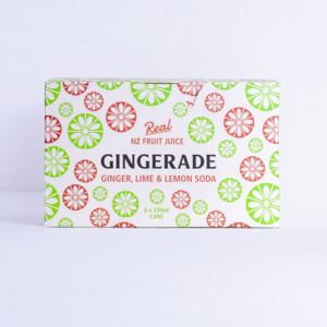 All: Gingerade- Sparkling Soda 6 pack
