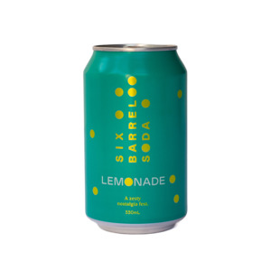 Lemonade Soda 330mL - 24 pack - Six Barrel Soda