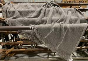 Blankets: Brushed Wool Super Sized Q/K Blankets