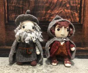 Movie Collection: Frodo & Gandalf Crochet Characters