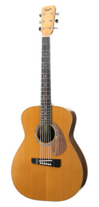 Acoustic Guitars Archive: OONA™ Grand Performance, solid wood acoustic guitar. Red cedar soundboard, black walnut body and neck.