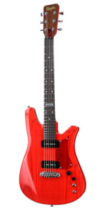 SKYE™ Transparent Red. White Ash body, Maple neck, Indian rosewood fingerboard.