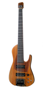 Bass Guitars: 5-String Headless KNIGHT™ neck through bass guitar.