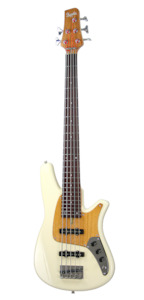 Bass Guitars: 5-String ROLLY™ Bass Guitar. Ash body, maple neck, rosewood fingerboard.