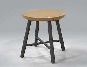 Products: LUNA Stool - Timber - Starex