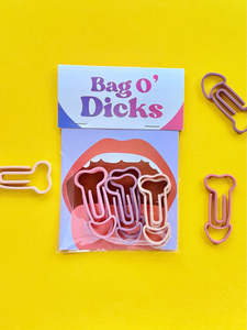 Bookish Gifts: Bag O' Dick Cockclips - Nude Colour