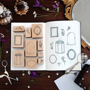 Journals Stationery: Stamp Set - Frames and Florals