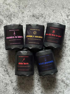 Book Trope Candle