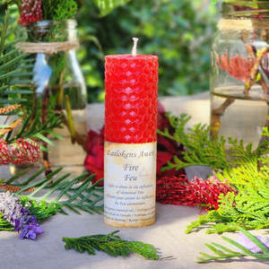 Beeswax Spell Candle |  Elemental Fire