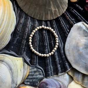 Palm Stones: Sterling Silver | Stretch Ring