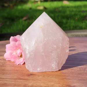 Rose Quartz | Polished Point D