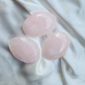 Pink Mangano Calcite | Palm Stone
