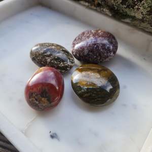 Palm Stones 1: Ocean Jasper | Palm Stone