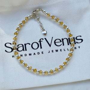 Natural Gemstone Bracelets: Citrine | Clasp Bracelet