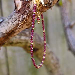 Valerie Bracelet | Garnet