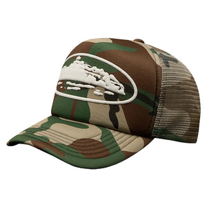 New Arrivals: Corteiz Puff Print Trucker 'Woodland Camo'