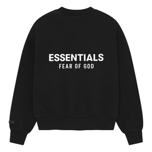 New Arrivals: Fear of God Essentials Classic Crewneck 'Jet Black' (2025)