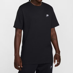 Nike: Nike Sportswear Club Tee 'Black/Grey-White'