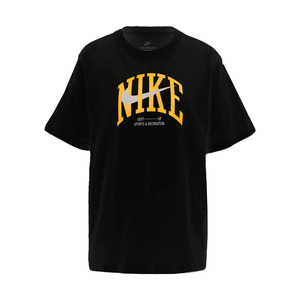 Nike Sportswear Department Tee 'Black Orange/Grey'