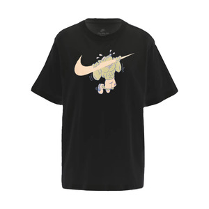 Nike: Nike Sportswear Graphic Tee Pull Up 'Black'