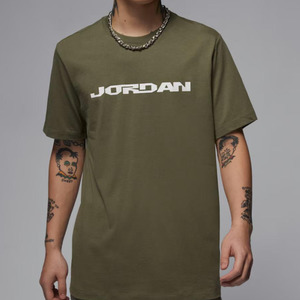 Jordan: Air Jordan MVP Script Tee 'Olive'