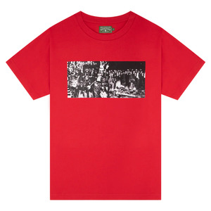 Denim Tears Black Entertainment Tee 'Red'