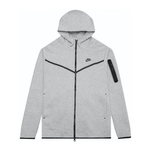 Hoodies: Nike Tech Fleece Hoodie 'Grey/Black'