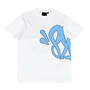 Syna World Logo Tee 'White/Blue'