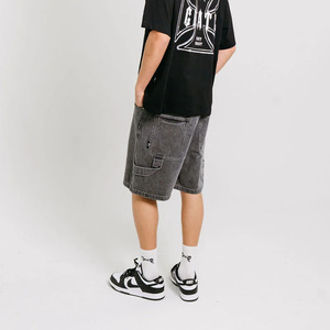 Crate Carpenter Denim Shorts 'Black Acid'
