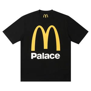 Palace: Palace x McDonald's Logo Tee 'Black'