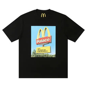 Palace x McDonald's Sign Tee 'Black'
