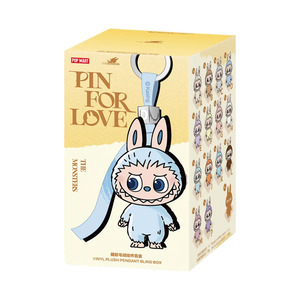 Pop Mart Labubu The Monsters Pin for Love Series Vinyl Plush Pendant (A-M) Blind Box