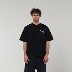 Crate Scripted Box Fit Tee 'Black'