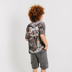 Premium Tees: Crate Tree Camo Scripted Box Fit Tee