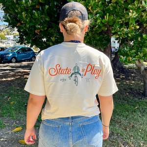 Cream T shirt (Mens)