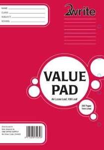 2WRITE VALUE 100 Loose leaf - STATIONERY CITY