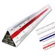 Deli 8930 Engineers Professional Triangular Scale Ruler 300mm - Stationery City &hellip;