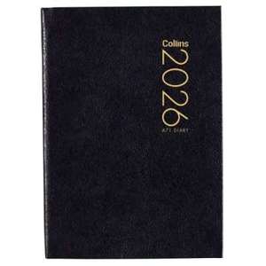 Products: Collins Diary A71 2026 Black/Navy - Stationery City Office & School Supplies NZ